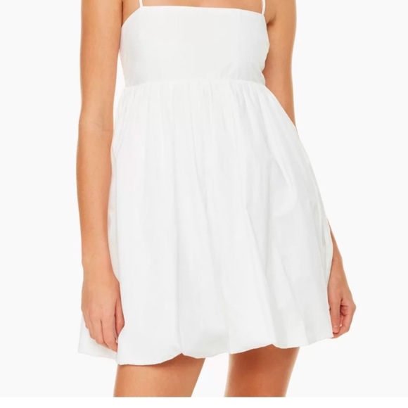 ◾️Aritzia Sunday Best Strapless Elio Poplin Dress - Picture 1 of 10